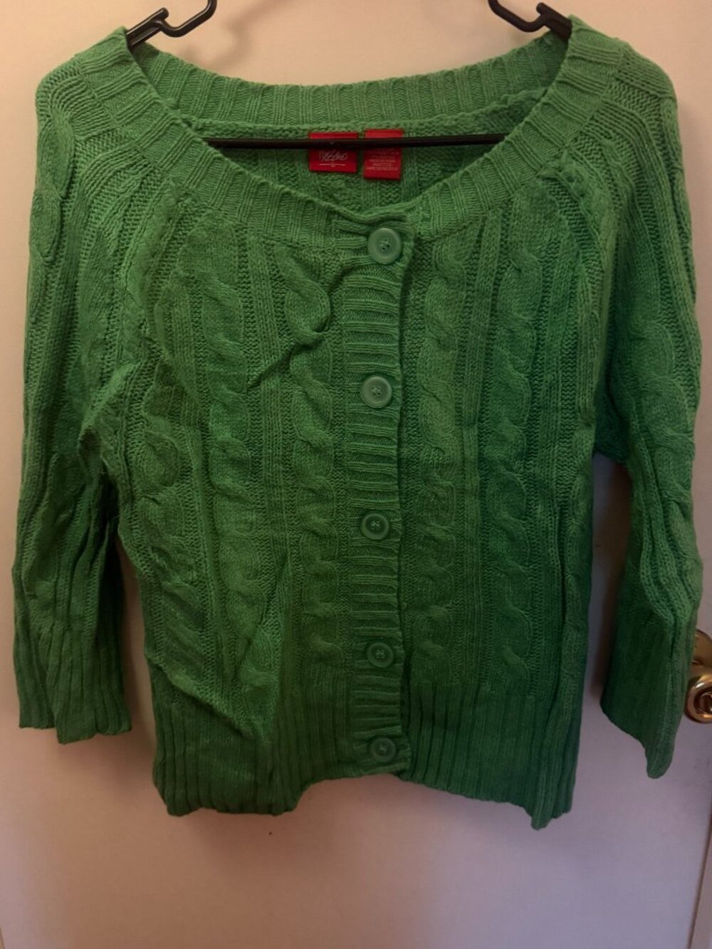 Mossimo Kelly Green Cardigan W XL